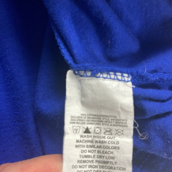 Chicago Cubs Majestic MLB Size XL Tee in Blue - Picture 8 of 8